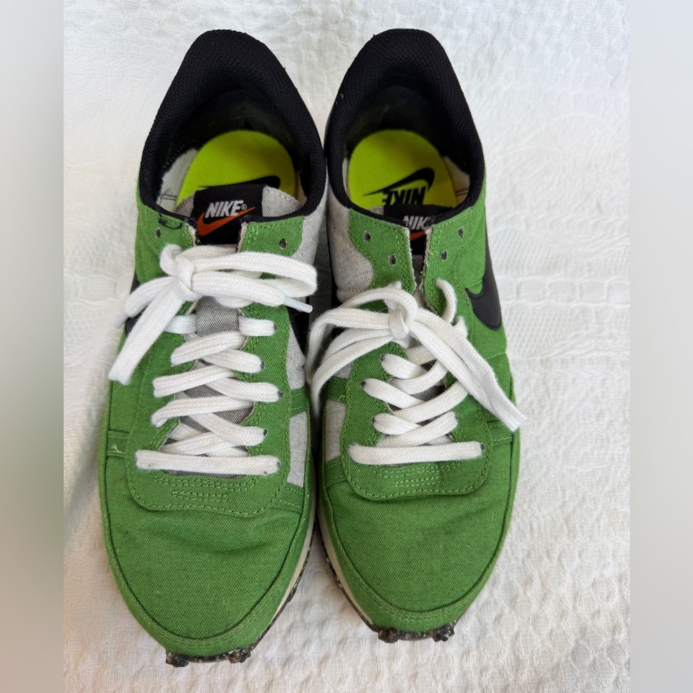 Nike Challenger OG DD1108300 Canvas Recycled Waffle Mean Green Mens Size 8 - Picture 3 of 9